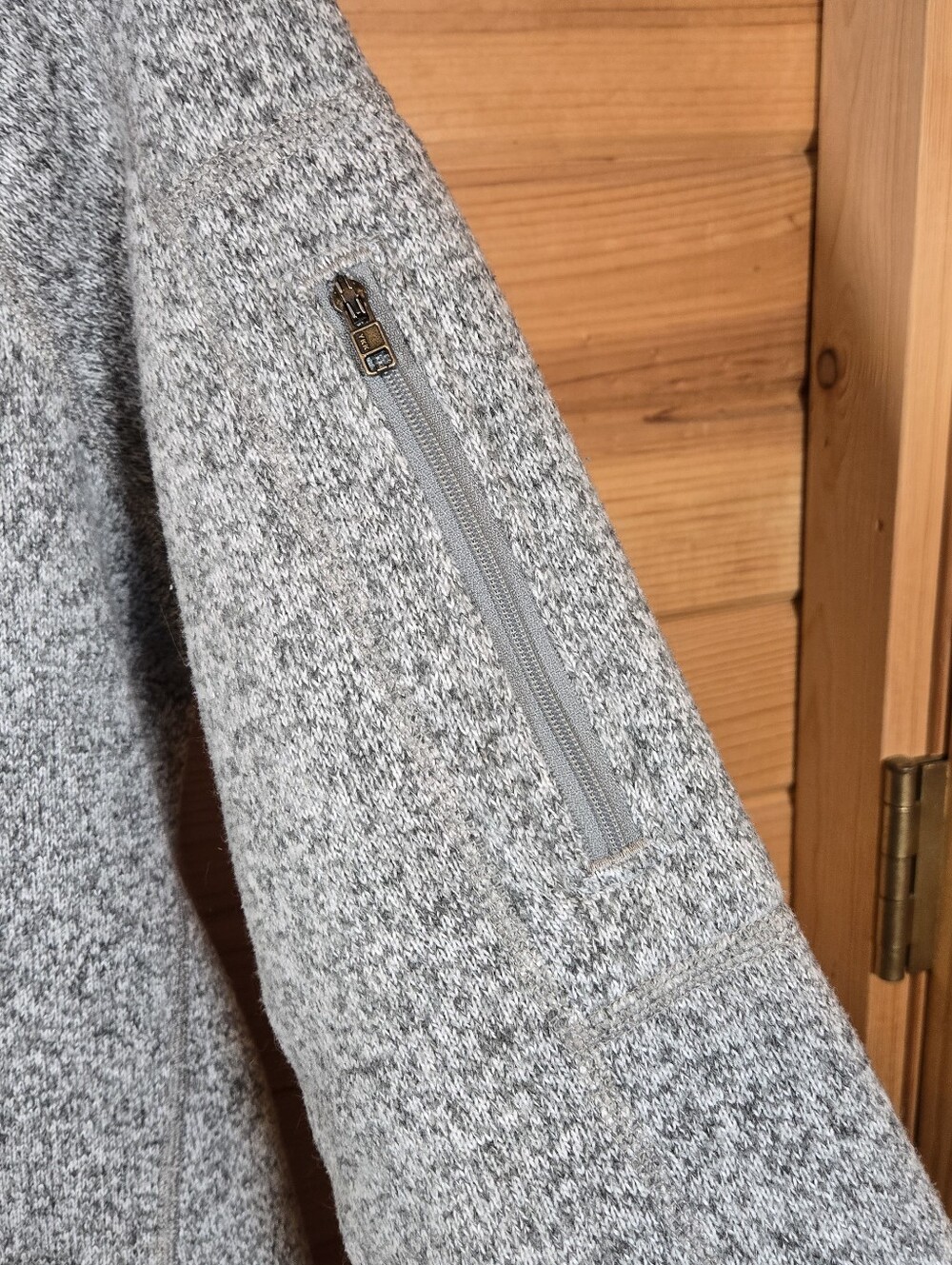 Patagonia Better Sweater 1/4 Zip Pullover Fleece Women's XL Heather Gray Hiking - Picture 3 of 6